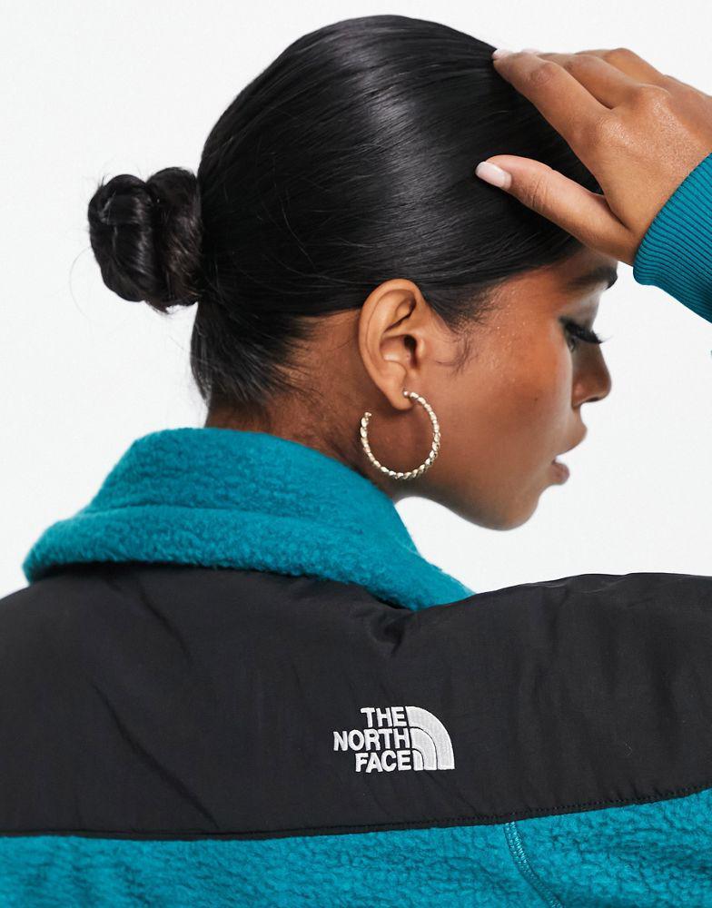 商品The North Face|The North Face Denali 1994 retro relaxed fit zip up fleece jacket in teal,价格¥1123,第5张图片详细描述