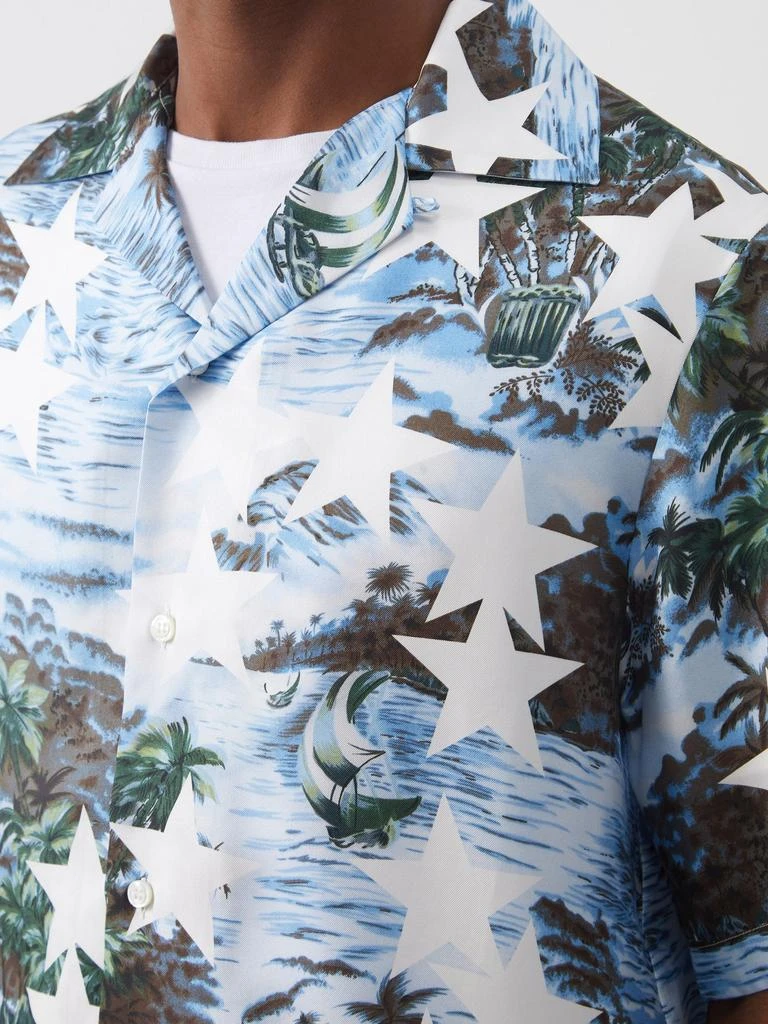 商品AMIRI|Short-sleeved tropical-print silk-twill shirt,价格¥4789,第4张图片详细描述