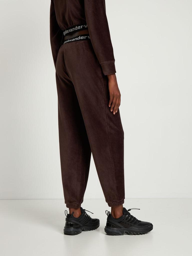 商品Alexander Wang|Stretch Corduroy Sweatpants W/ Logo,价格¥2117,第4张图片详细描述