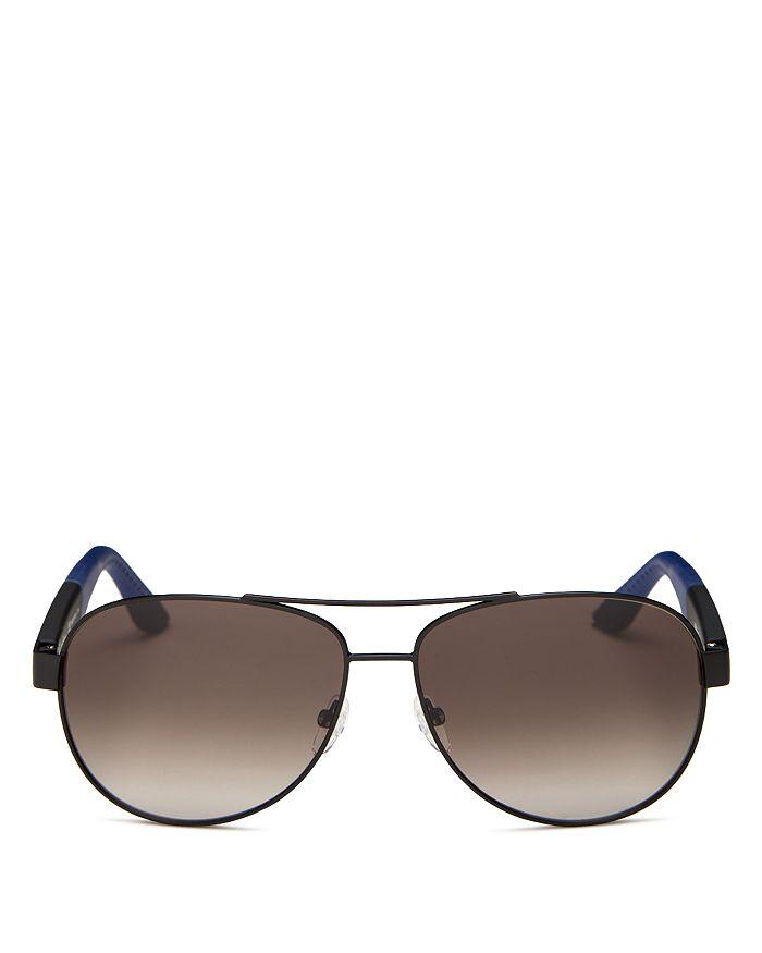 Men's Brow Bar Aviator Sunglasses, 62mm商品第1张图片规格展示