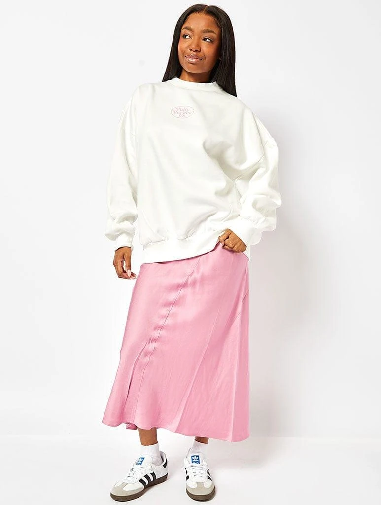 商品Skinnydip London|Polly Pocket x Skinnydip Poster Sweatshirt In Ecru,价格¥398,第5张图片详细描述