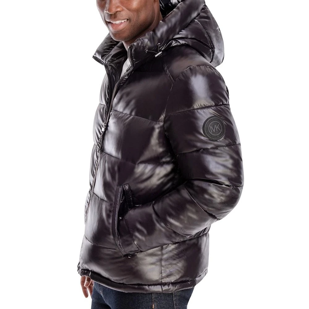 Michael Kors Men's Shiny Hooded Puffer Jacket, Created for Macy's 3