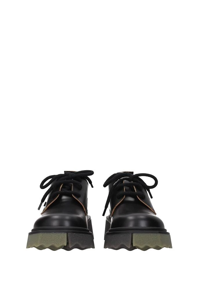 商品Off-White|Lace up and Monkstrap Leather Black,价格¥2308,第3张图片详细描述