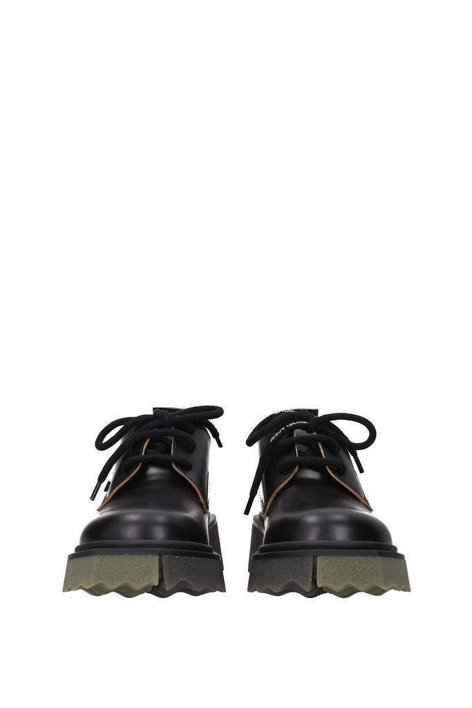 商品Off-White|Lace up and Monkstrap Leather Black,价格¥2257,第5张图片详细描述