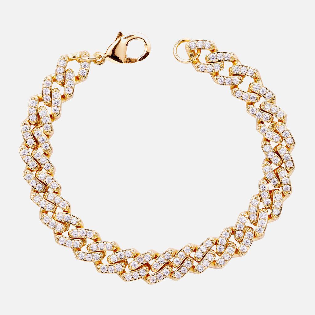 商品Crystal Haze|Crystal Haze Women's Mexican Chain Bracelet - Gold,价格¥1163,第1张图片