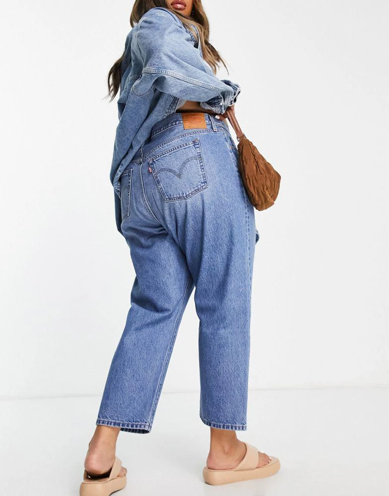 商品Levi's|Levi's Plus 501 cropped jeans in indigo,价格¥927,第2张图片详细描述