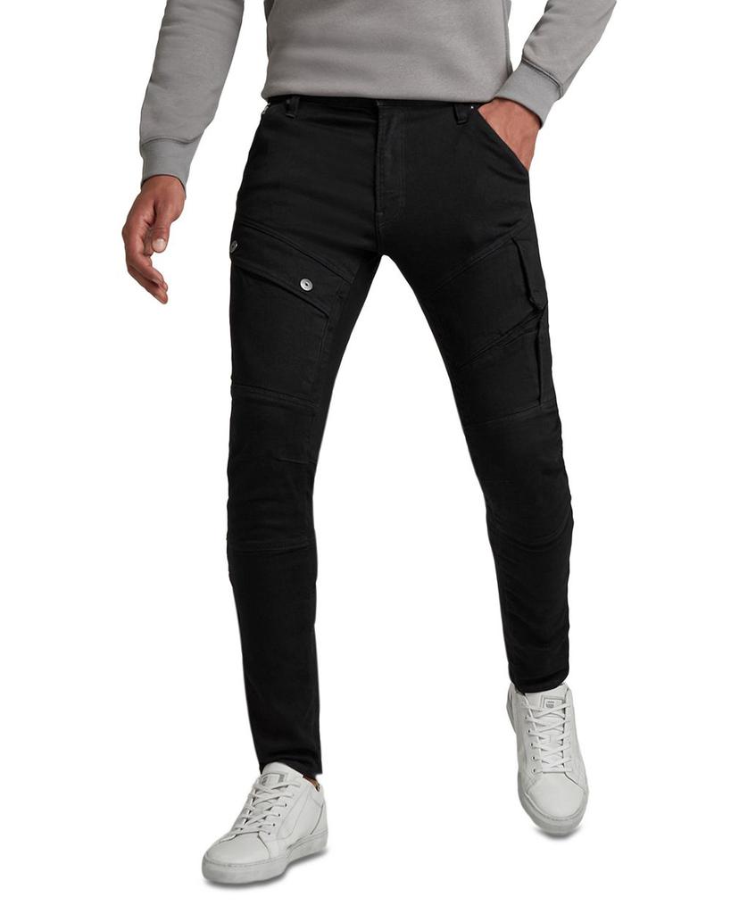 Airblaze 3D Skinny Jeans in Pitch Black商品第1张图片规格展示
