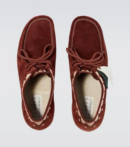 商品Clarks|Wallabee刺绣绒面革靴子,价格¥995,第4张图片详细描述
