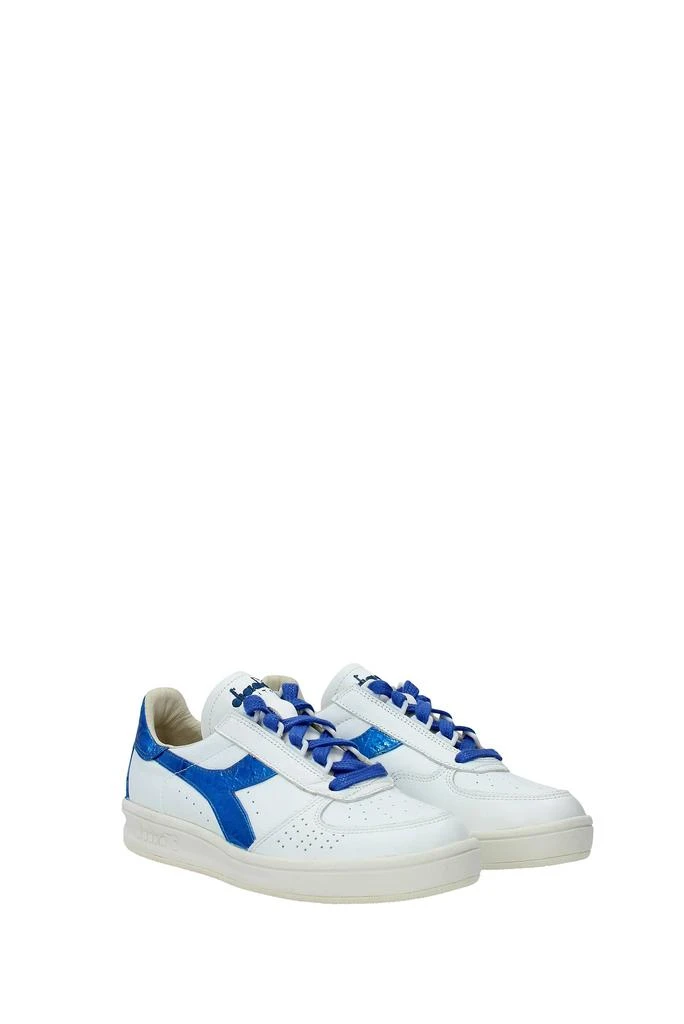 商品Diadora|Sneakers Leather White Blue,价格¥743,第2张图片详细描述