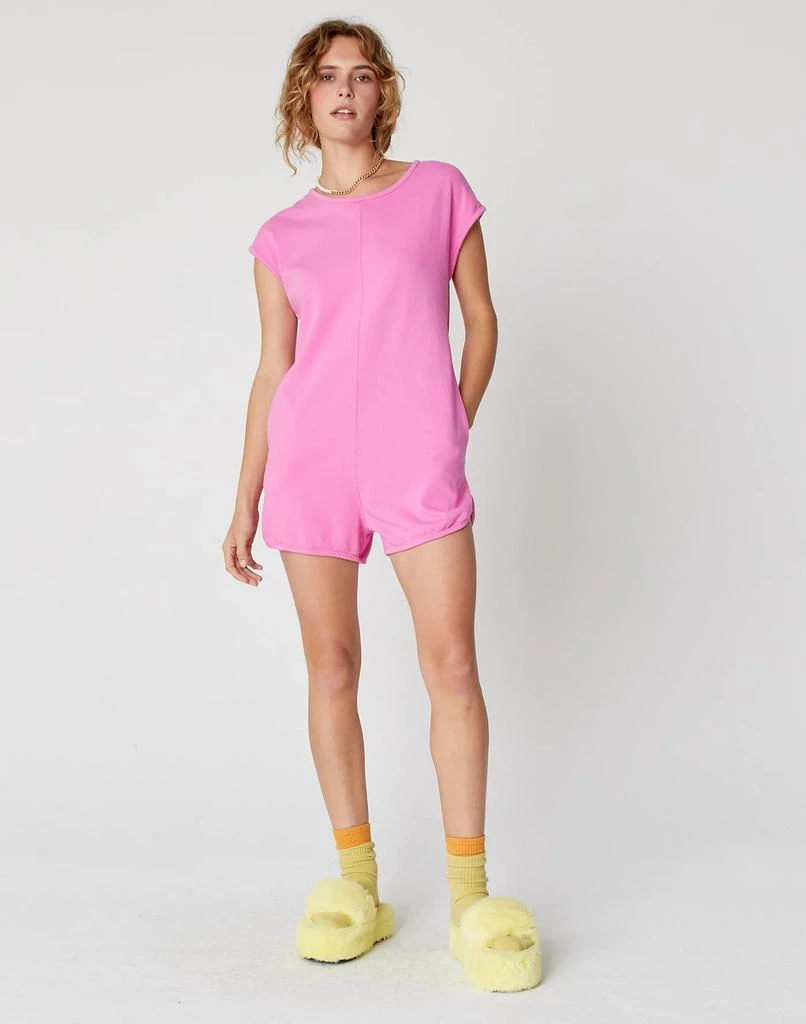 商品Madewell|Back Beat Co. Organic Cotton Retro Romper,价格¥777,第1张图片