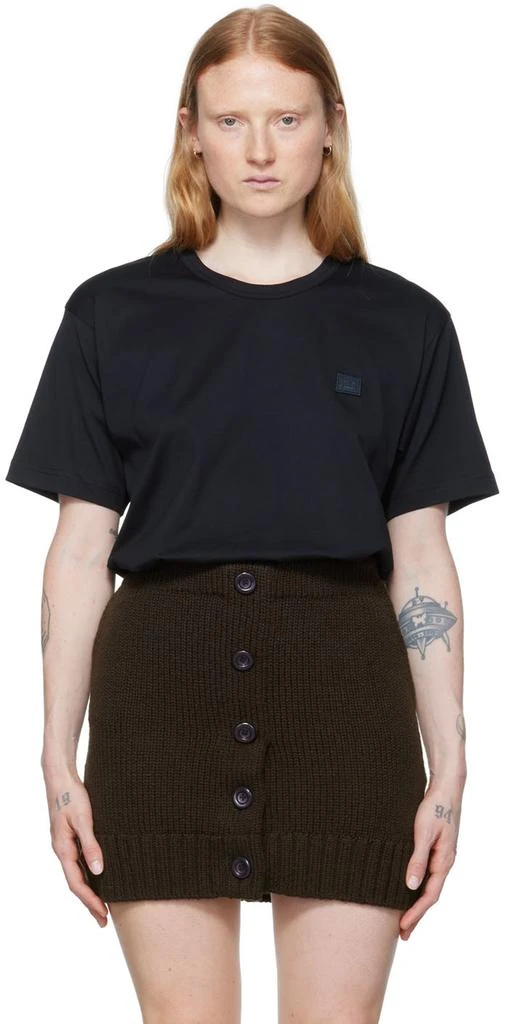 商品Acne Studios|黑色有机棉 T 恤,价格¥1426,第1张图片