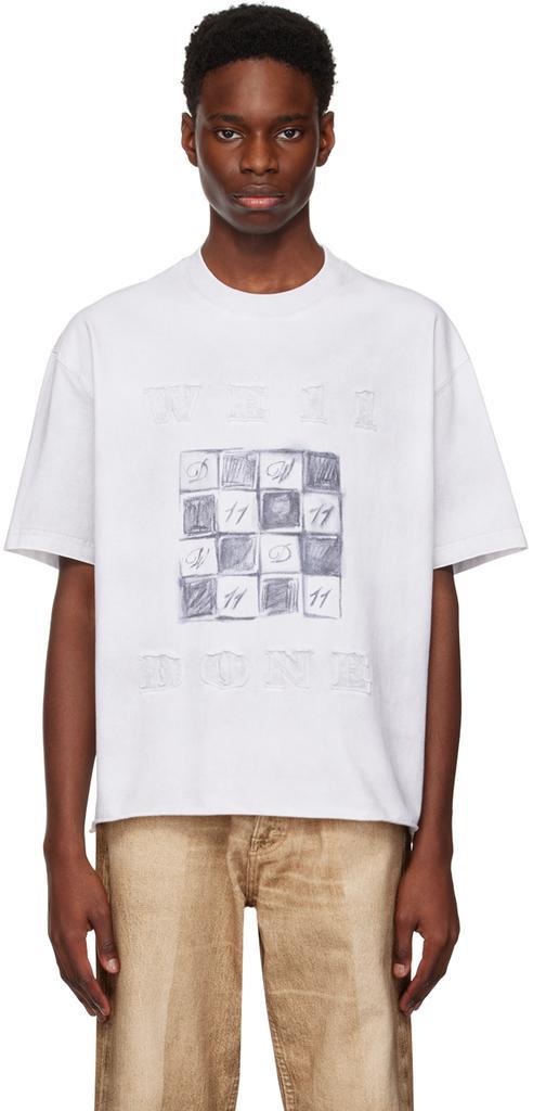 商品We11done|Gray Washed T-Shirt,价格¥993,第1张图片