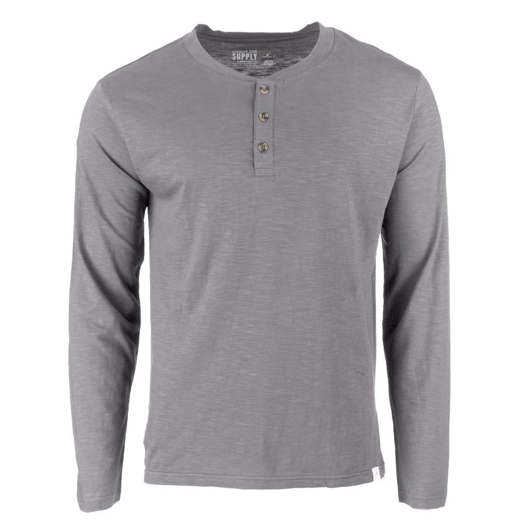 商品London Fog|London Fog Men's Long Sleeve Henley,价格¥257,第5张图片详细描述