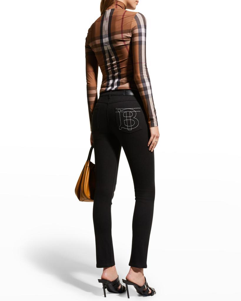 商品Burberry|Felicity High-Rise Skinny Denim Jeans,价格¥2542,第6张图片详细描述