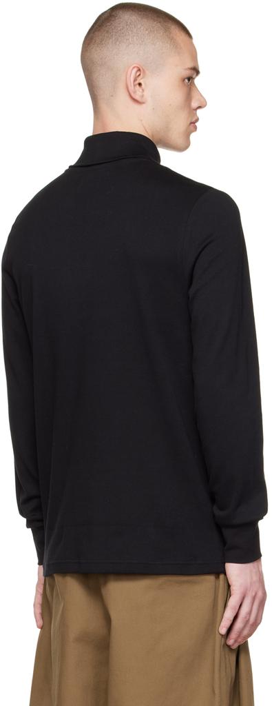 Black Roll Neck Turtleneck商品第3张图片规格展示