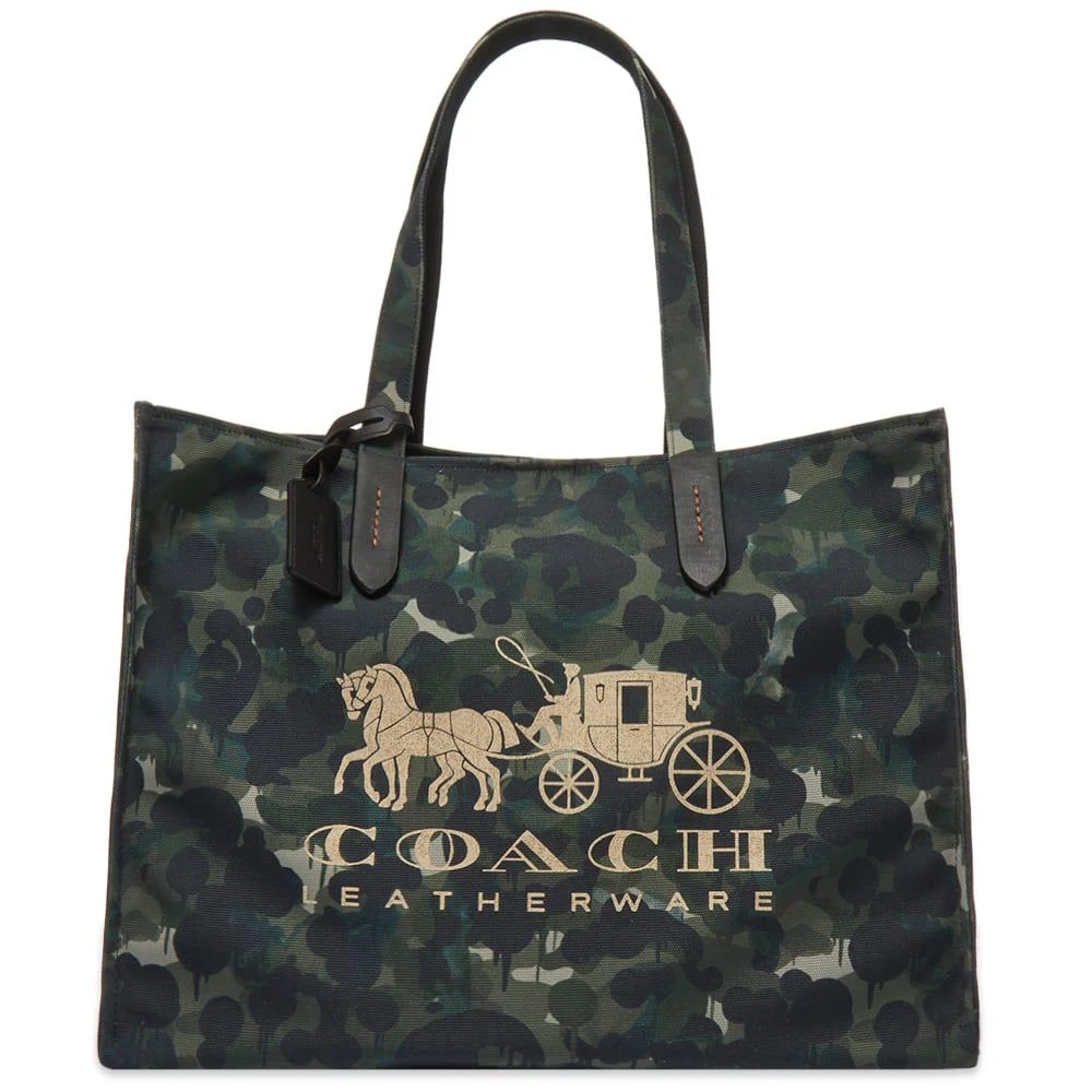 商品Coach|Coach Camo Horse And Carriage Tote Bag,价格¥1253,第1张图片