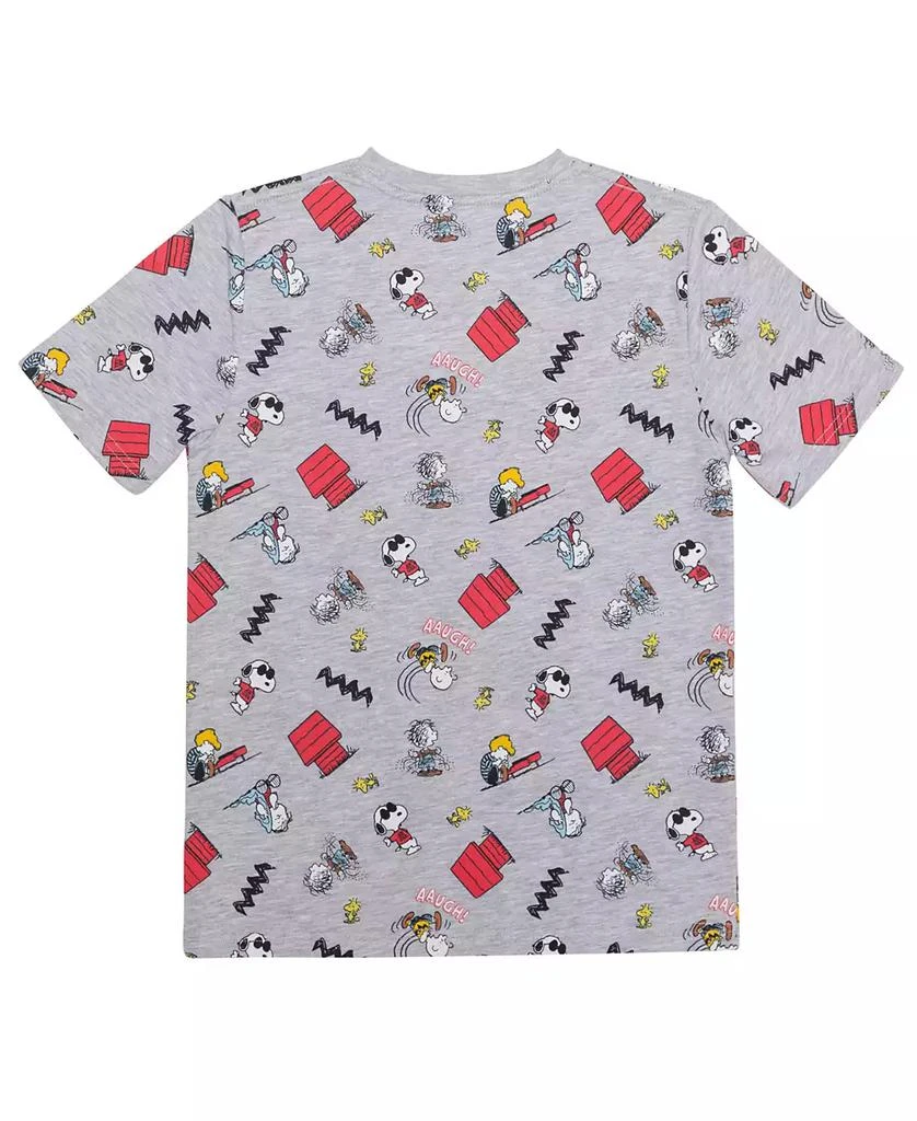 商品Peanuts|Big Boys All Over Print Short Sleeve Graphic T-shirt,价格¥38,第2张图片详细描述