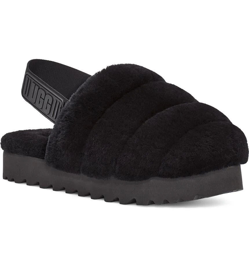 商品UGG|Super Fluff Genuine Shearling Slingback Slipper,价格¥331,第1张图片