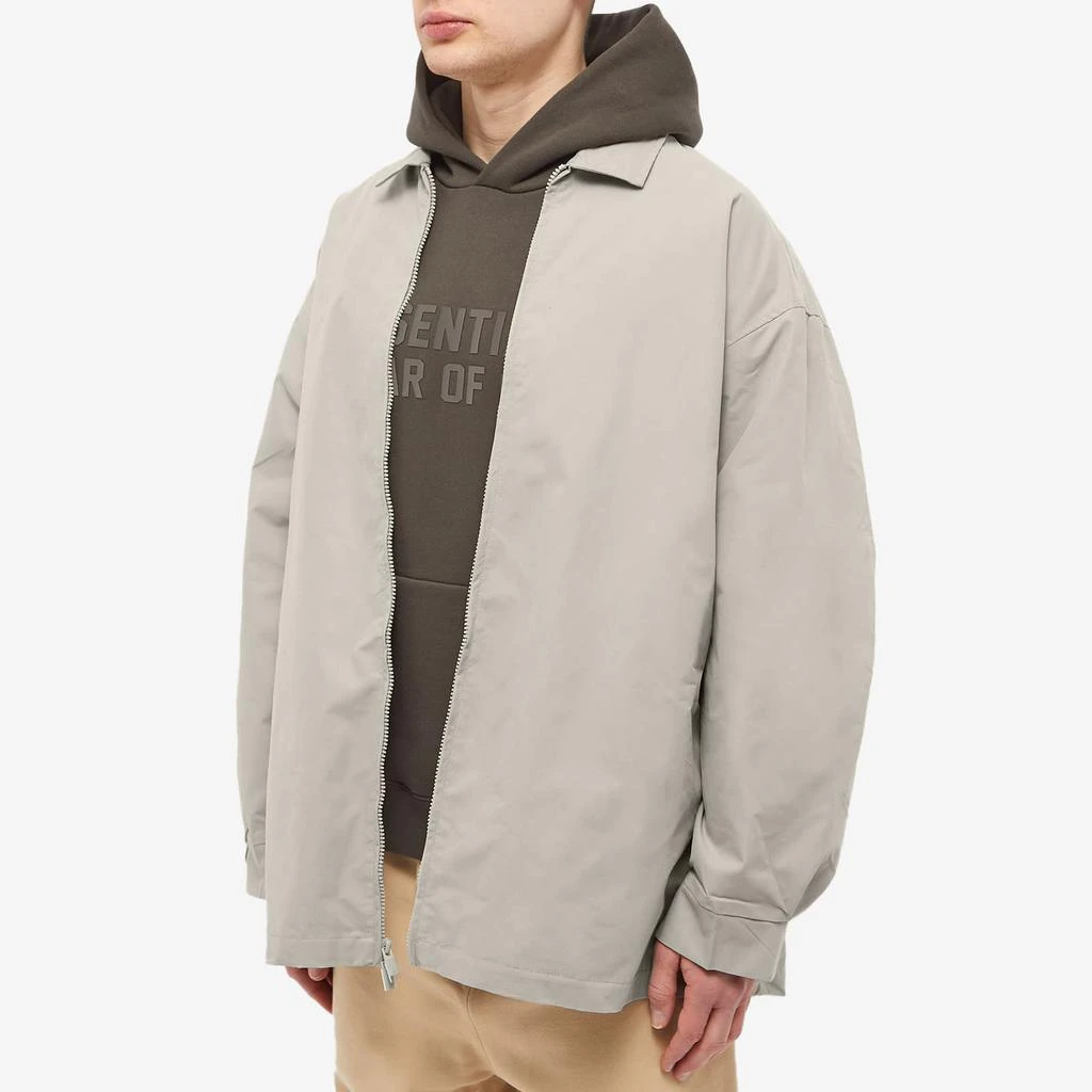 商品Essentials|Fear of God Essentials Woven Twill Barn Jacket - Seal,价格¥1142,第2张图片详细描述