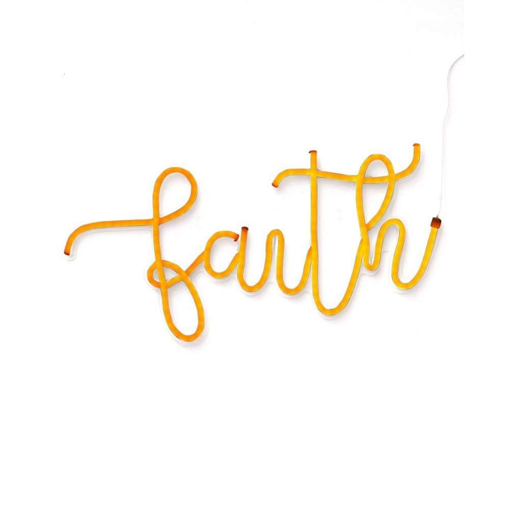 商品COCUS POCUS|Faith LED Neon Sign,价格¥2828,第1张图片