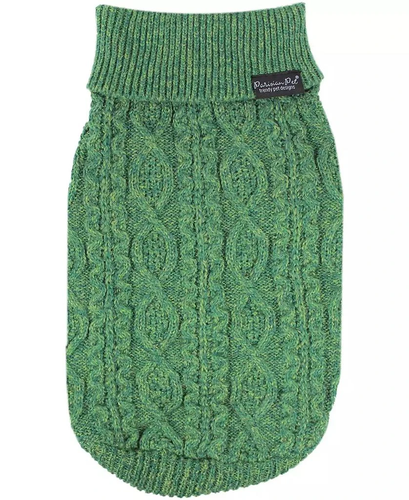 商品Parisian Pet|Cable Knit Dog Sweater,价格¥210,第1张图片