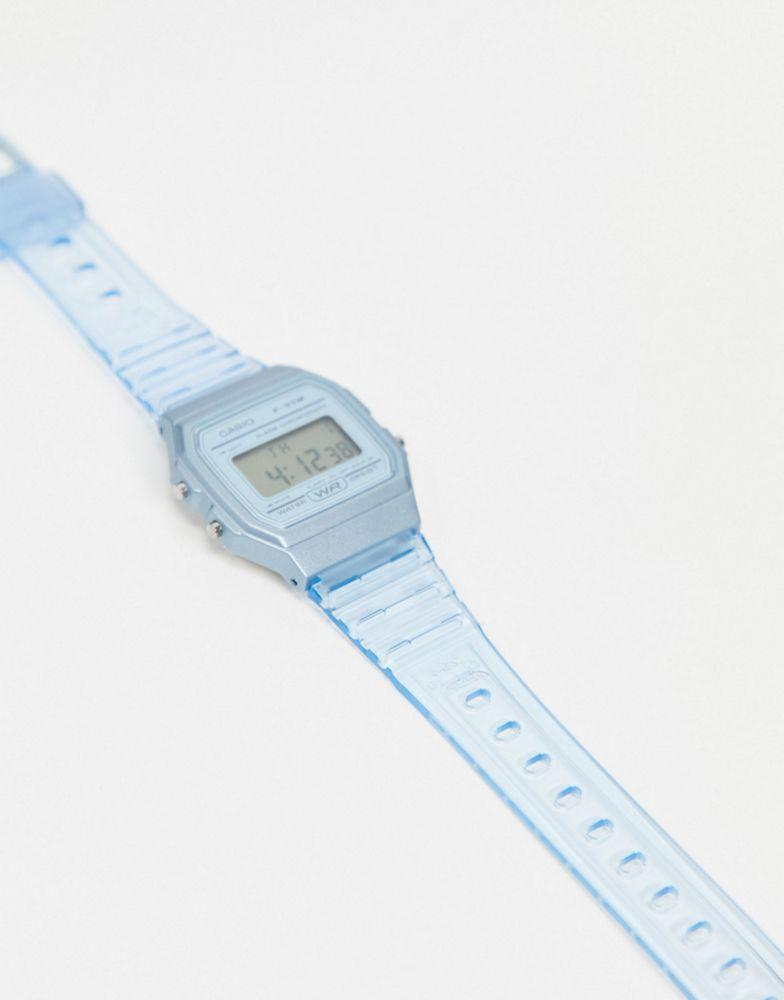 Casio F-91WS-2EF digital watch in blue商品第4张图片规格展示