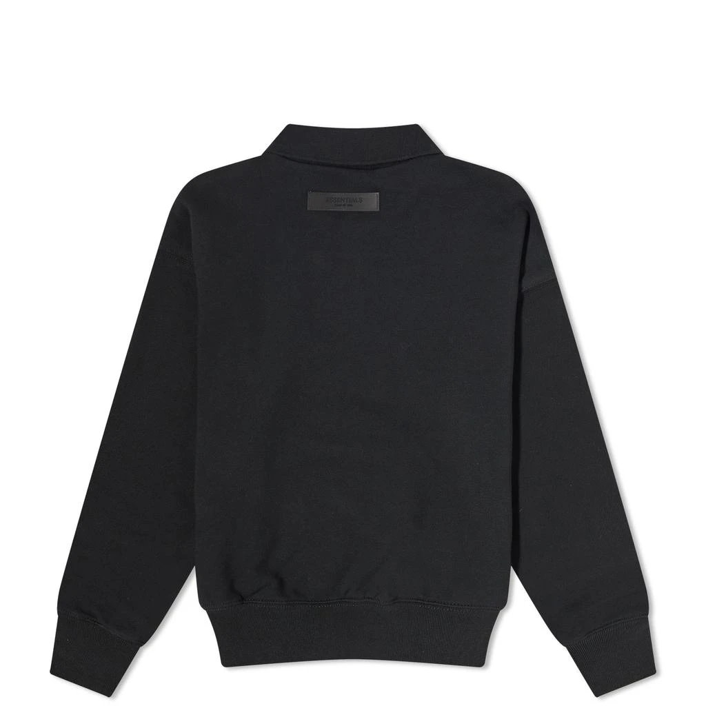 商品Essentials|FEAR OF GOD ESSENTIALS Kids Logo Long Sleeve Polo - Stretch Limo,价格¥364,第2张图片详细描述