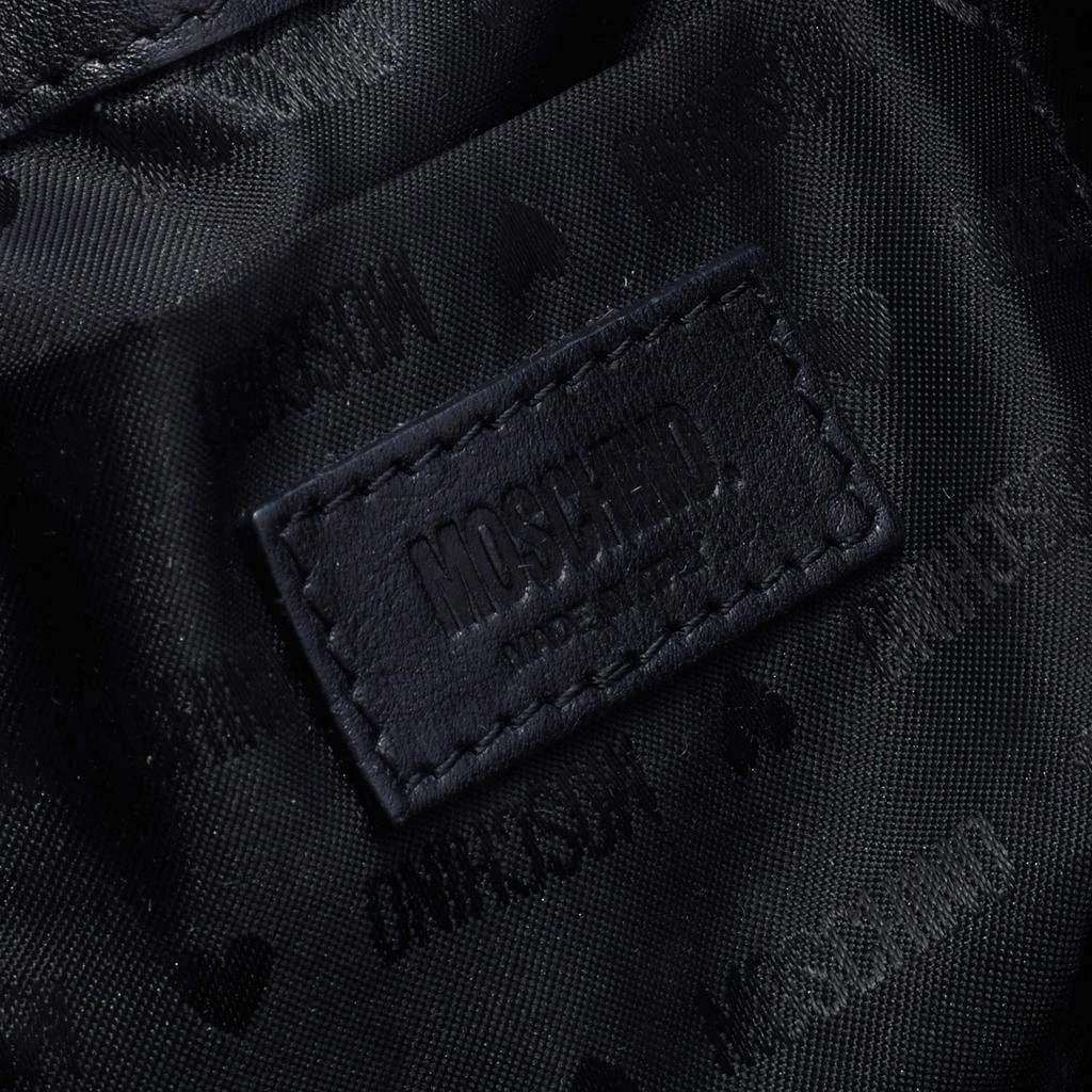 Moschino Black Leather Studded Drawstring Bucket Bag 商品