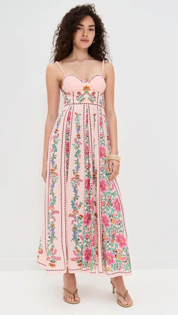 商品Farm Rio|Delicate Forest Pink Maxi Dress,价格¥2005,第1张图片