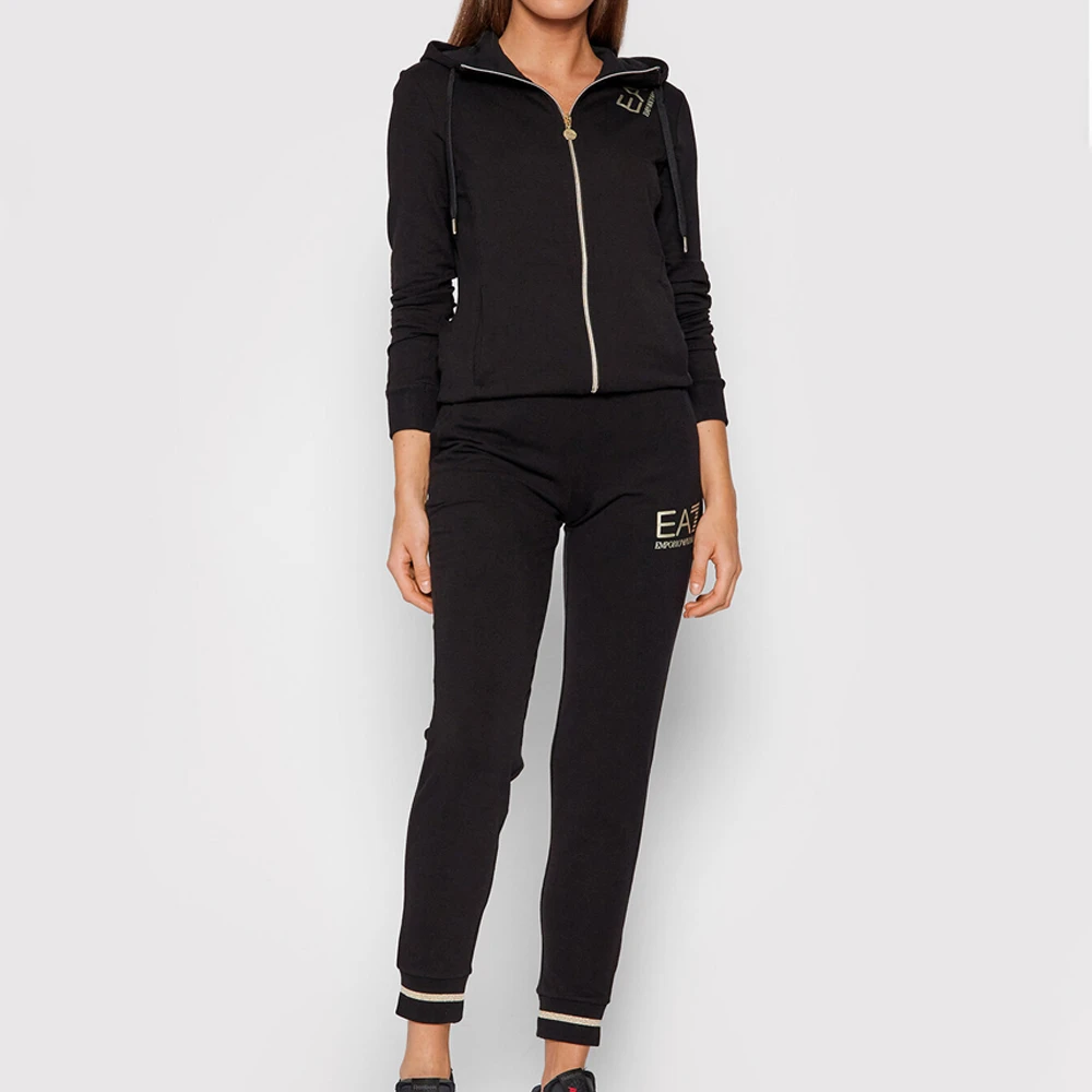 EMPORIO ARMANI 黑色女士卫衣/帽衫 6KTM06-TJCQZ-1200 商品