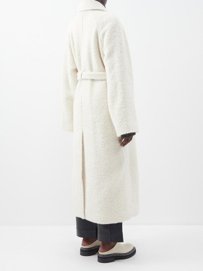 Olaura belted bouclé coat商品第5张图片规格展示