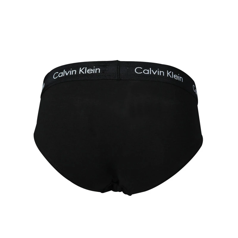 Calvin Klein 卡尔文 克莱恩 黑色棉氨纶男士三角内裤1件装 NU2661-001 商品