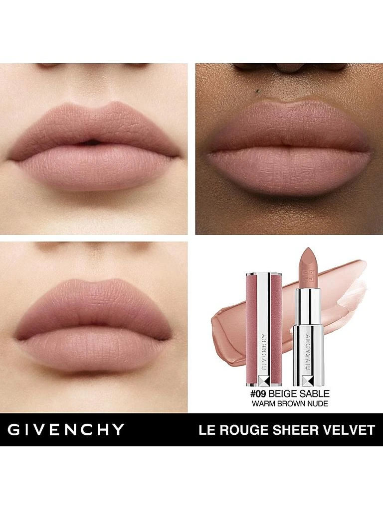 商品Givenchy|Le Rouge Sheer Velvet Lipstick,价格¥354,第3张图片详细描述