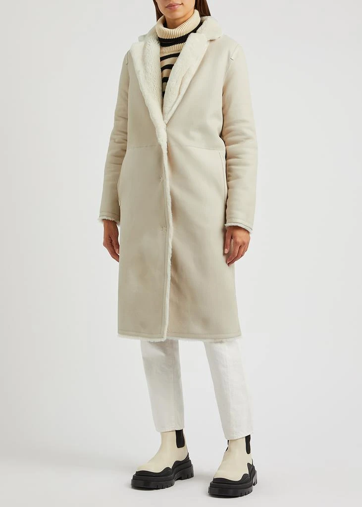 Ivory reversible shearling coat 商品