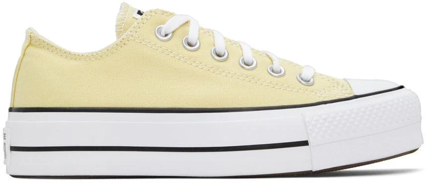 商品Converse|Yellow Chuck Taylor All Star Lift Low Sneakers,价格¥289,第1张图片