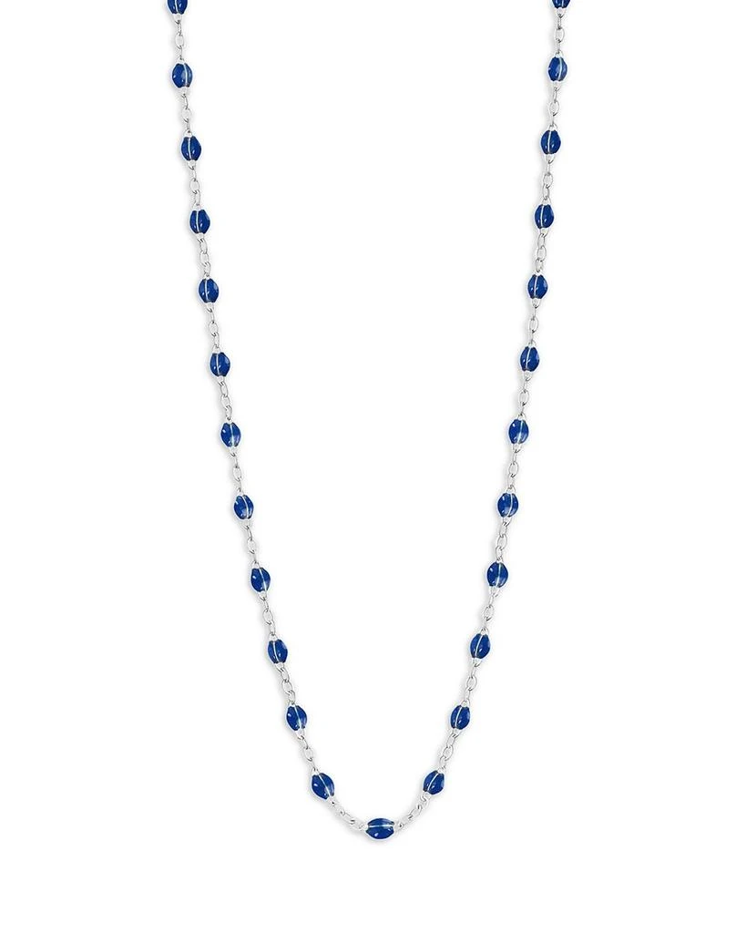 商品Gigi Clozeau|18K White Gold Classic Gigi Resin Bead Collar Necklace, 16.5",价格¥2997,第1张图片详细描述