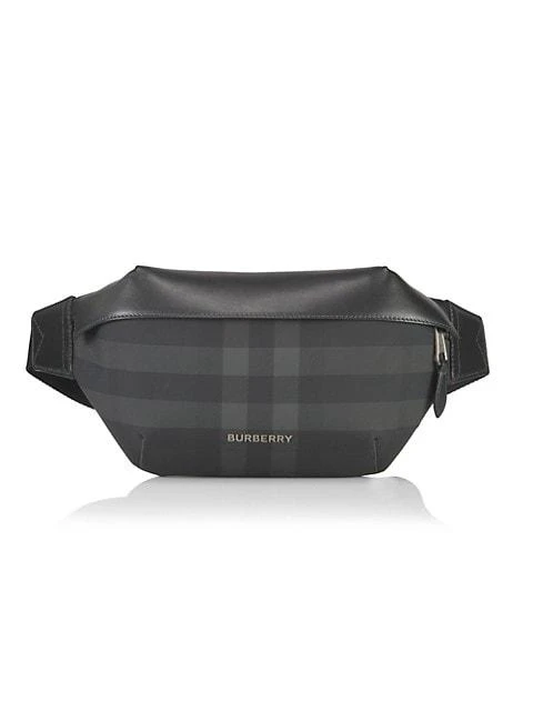 商品Burberry|Sonny Plaid Leather Belt Bag,价格¥7443,第1张图片