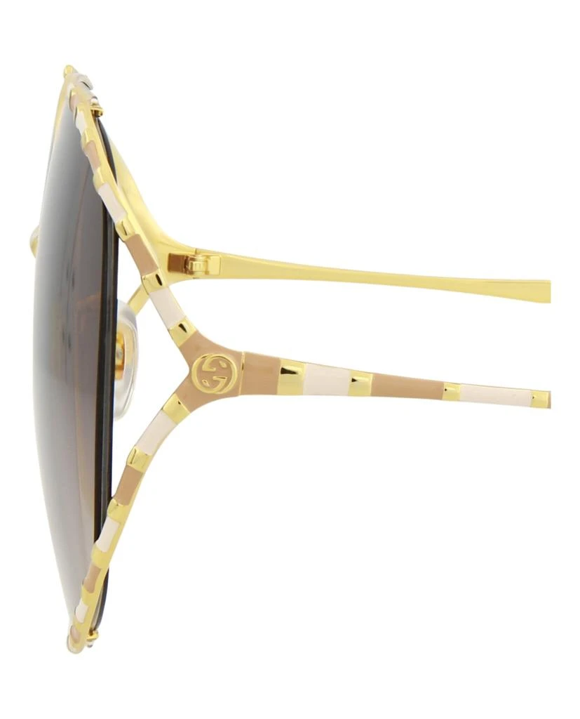 商品Gucci|Round-Frame Metal Sunglasses,价格¥1393,第4张图片详细描述
