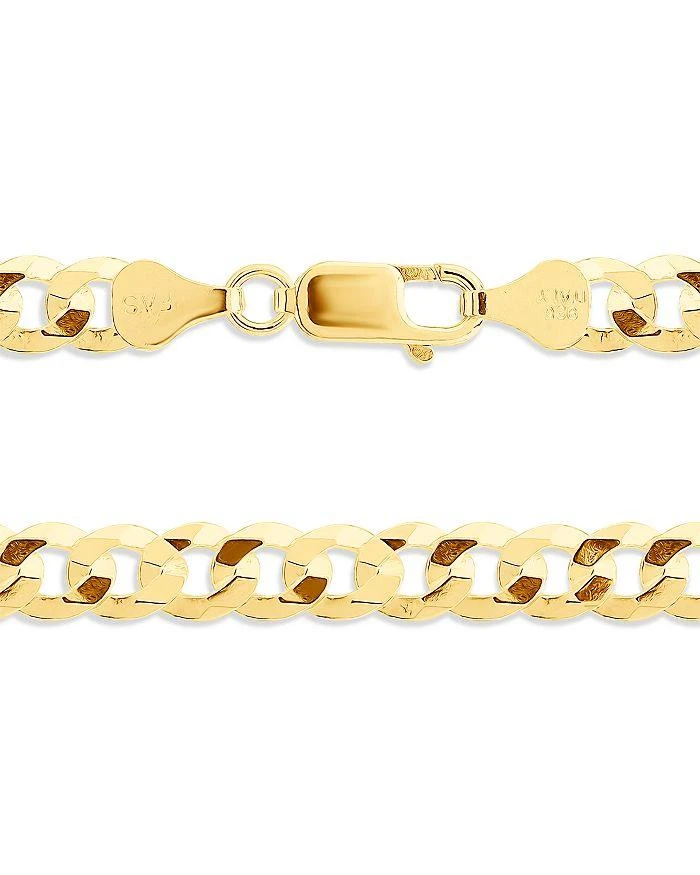 商品AQUA|Cuban Curb Link Bracelet in 18K Gold Plated Sterling Silver - Exclusive,价格¥332,第2张图片详细描述