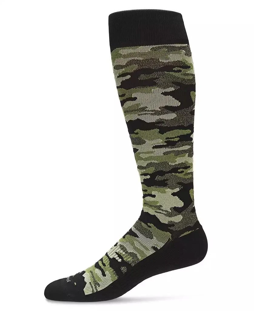 商品Memoi|Men's Camo Nylon Compression Socks,价格¥135,第1张图片