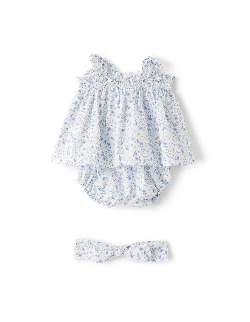 商品Teddy & Minou|Blue Flower Three Piece Set,价格¥923,第3张图片详细描述