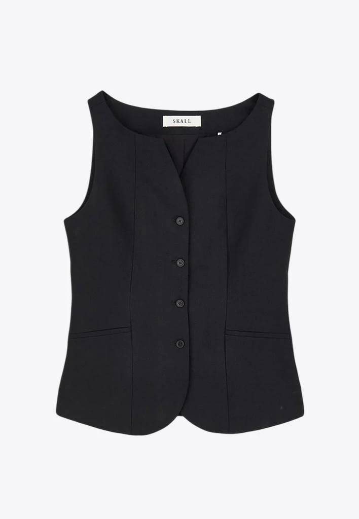 商品Skall Studio|Toni Linen Waistcoat,价格¥3035,第3张图片详细描述