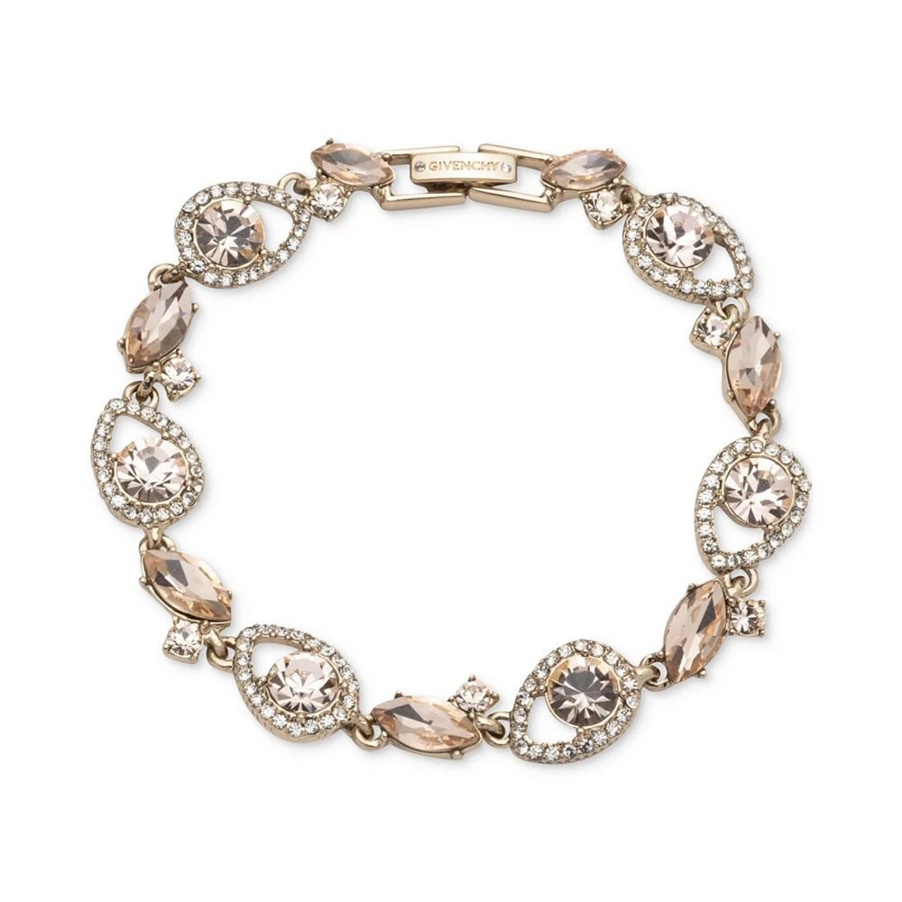 商品Givenchy|Silver-Tone Mixed Crystal Open Pear Flex Bracelet,价格¥263,第1张图片