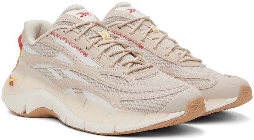 商品Reebok|Beige Zig Kinetica 2.5 Sneakers,价格¥1075,第6张图片详细描述