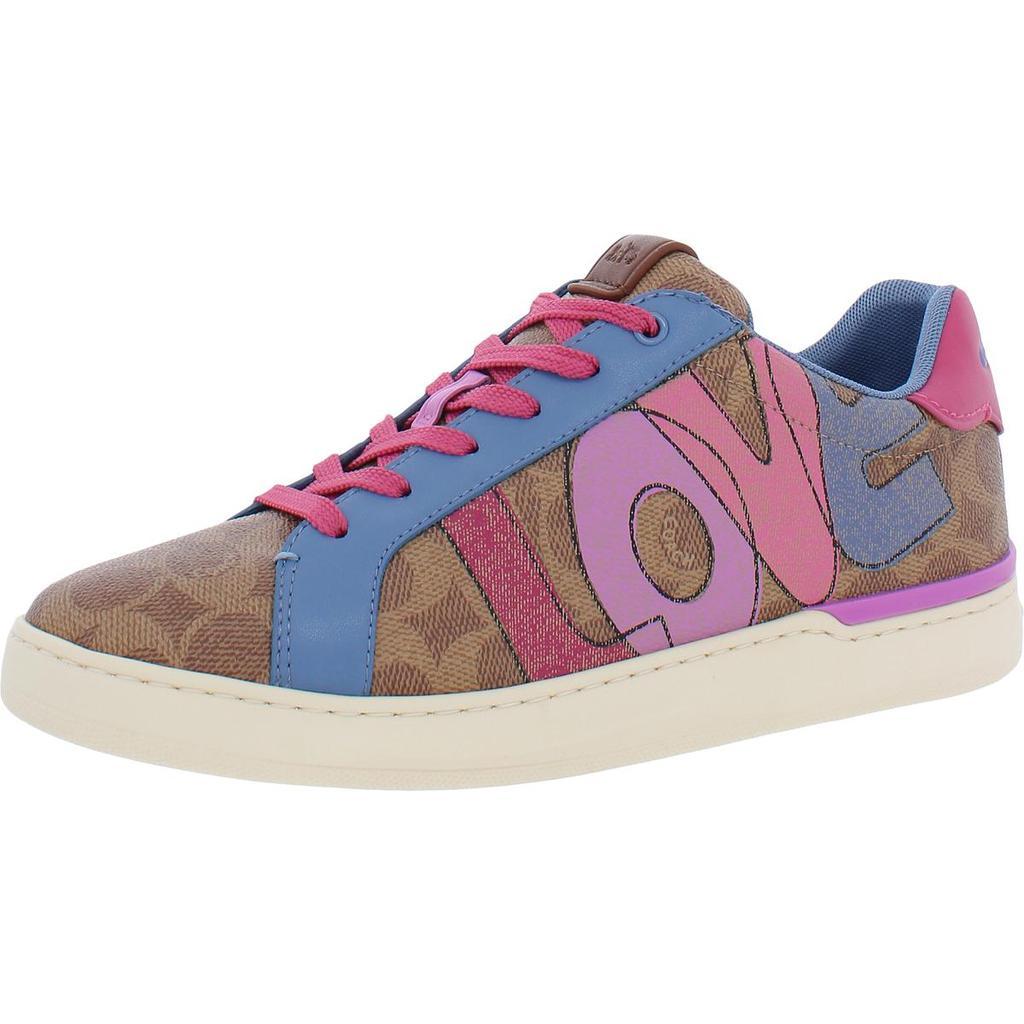 商品Coach|Coach Womens Lowline Leather Lifestyle Casual and Fashion Sneakers,价格¥821,第1张图片