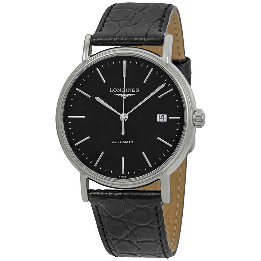 Longines Presence Automatic Black Dial Mens Watch L49214522商品第1张图片规格展示