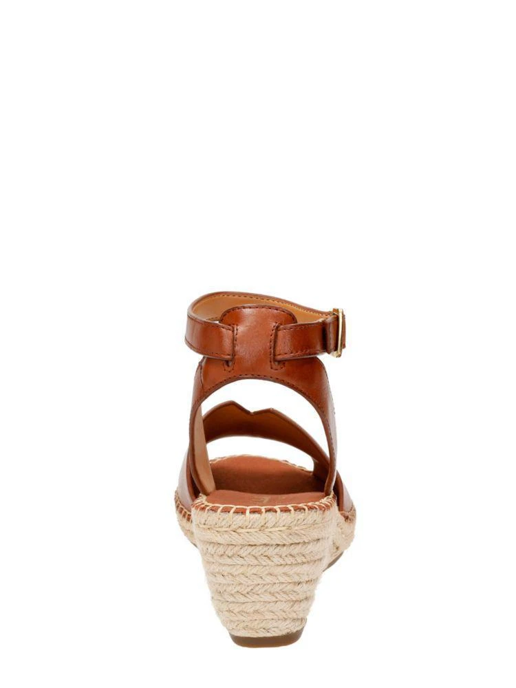 商品Clarks|Petrina Selma Full Grain Leather Wedge Espadrilles,价格¥752,第5张图片详细描述