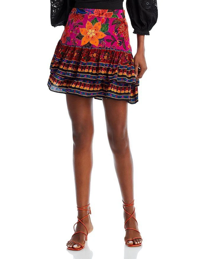 商品Farm Rio|Tropical Tapestry Skirt,价格¥325,第1张图片