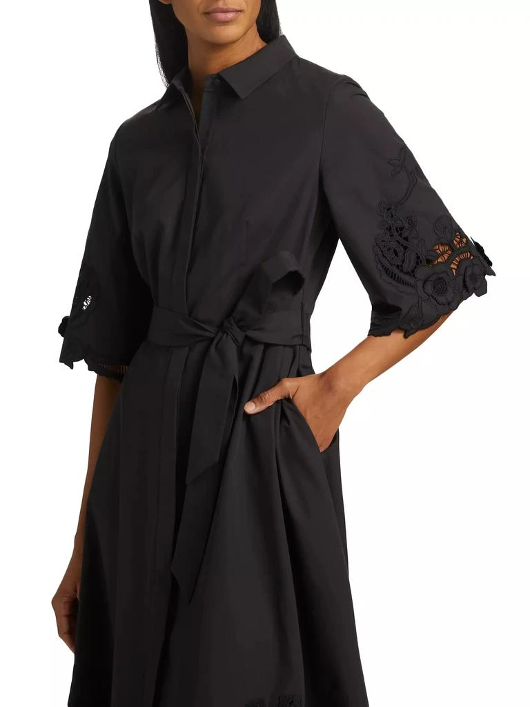 Monty Cotton Poplin Tie-Waist Midi-Shirtdress 商品