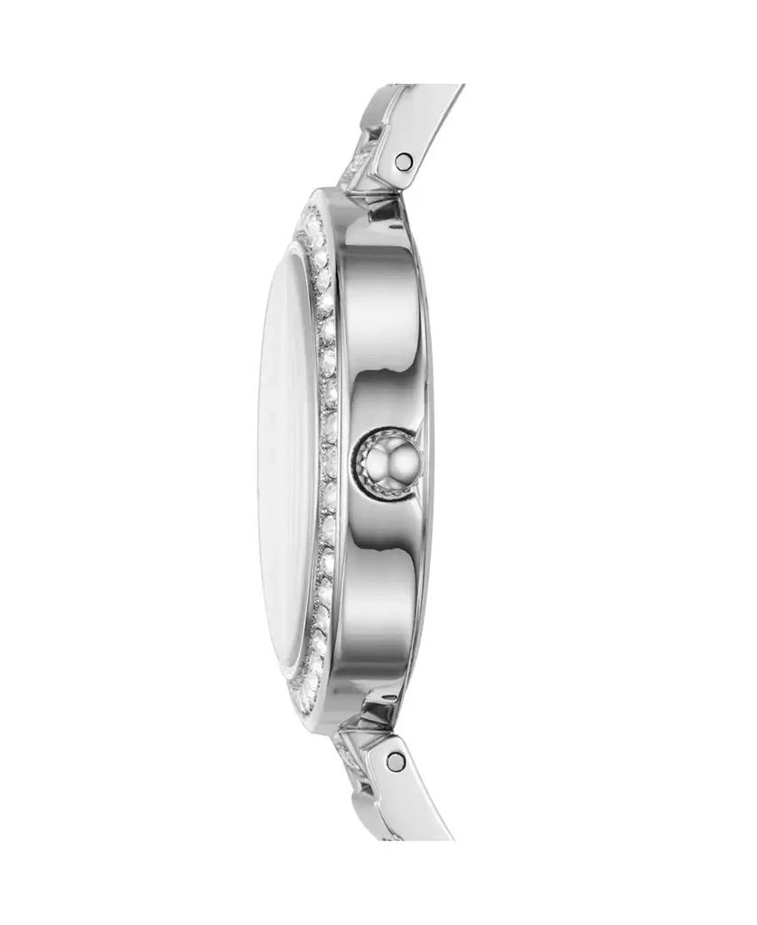 商品Fossil|Women's Karli Three Hand Stainless Steel Silver-Tone Watch 34mm,价格¥570,第2张图片详细描述